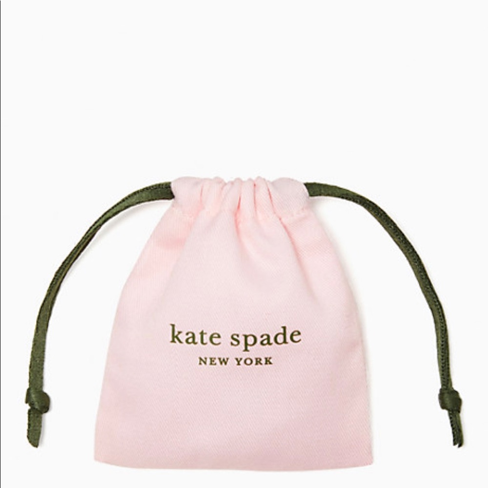 Kate Spade  Enamel Mini Pendant Necklace in Bright Rose - Picture 3 of 6